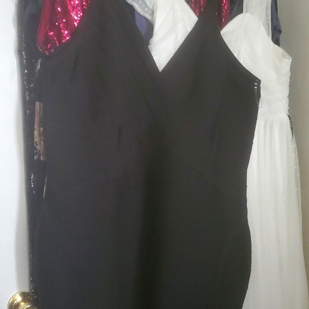 Knee length bandage dress